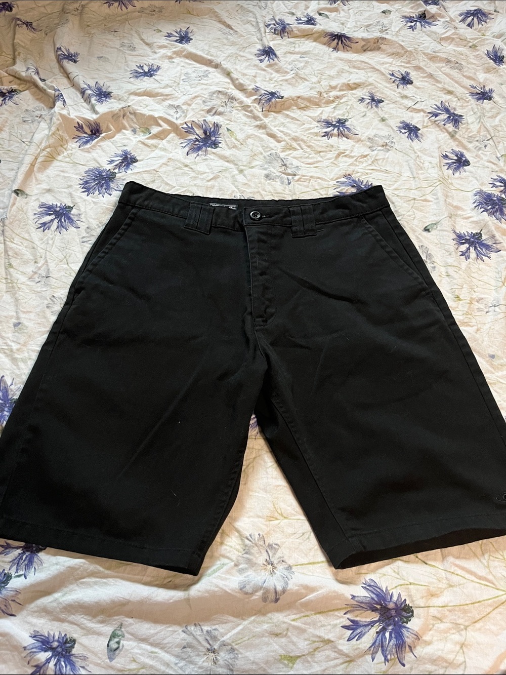 O'Neill Men's Black Flat Front Shorts